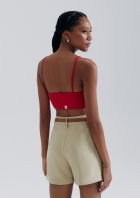 Top Al&ccedil;as Finas Canelado