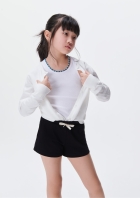 Shorts Curto B&aacute;sico Infantil Menina