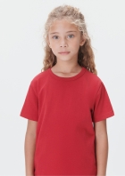 Camiseta B&aacute;sica Infantil Unissex Modelagem Tradicional