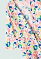 Sa&iacute;da de Praia Infantil Menina Floral