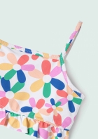 Biqu&iacute;ni Infantil Com Babados - Rosa