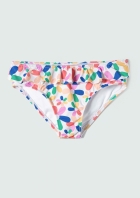 Biqu&iacute;ni Infantil Com Babados - Rosa