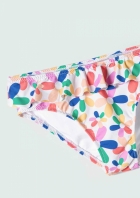 Biqu&iacute;ni Infantil Com Babados - Rosa