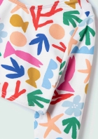 Biqu&iacute;ni Infantil Manga Longa Estampado F&aacute;bula