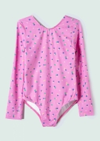 Mai&ocirc; Infantil Manga Longa Floral