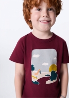 Camiseta Infantil Menino Toddler Com Estampa