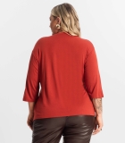 Blusa Feminina Plus Size Manga 3/4 Secret Glamour