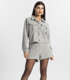 Shorts Feminino de Tweed Shine Endless