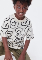 Camiseta Estampada Menino Em Algod&atilde;o