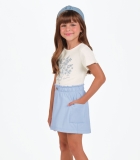 Conjunto Blusa com Saia Feminino Trick Nick